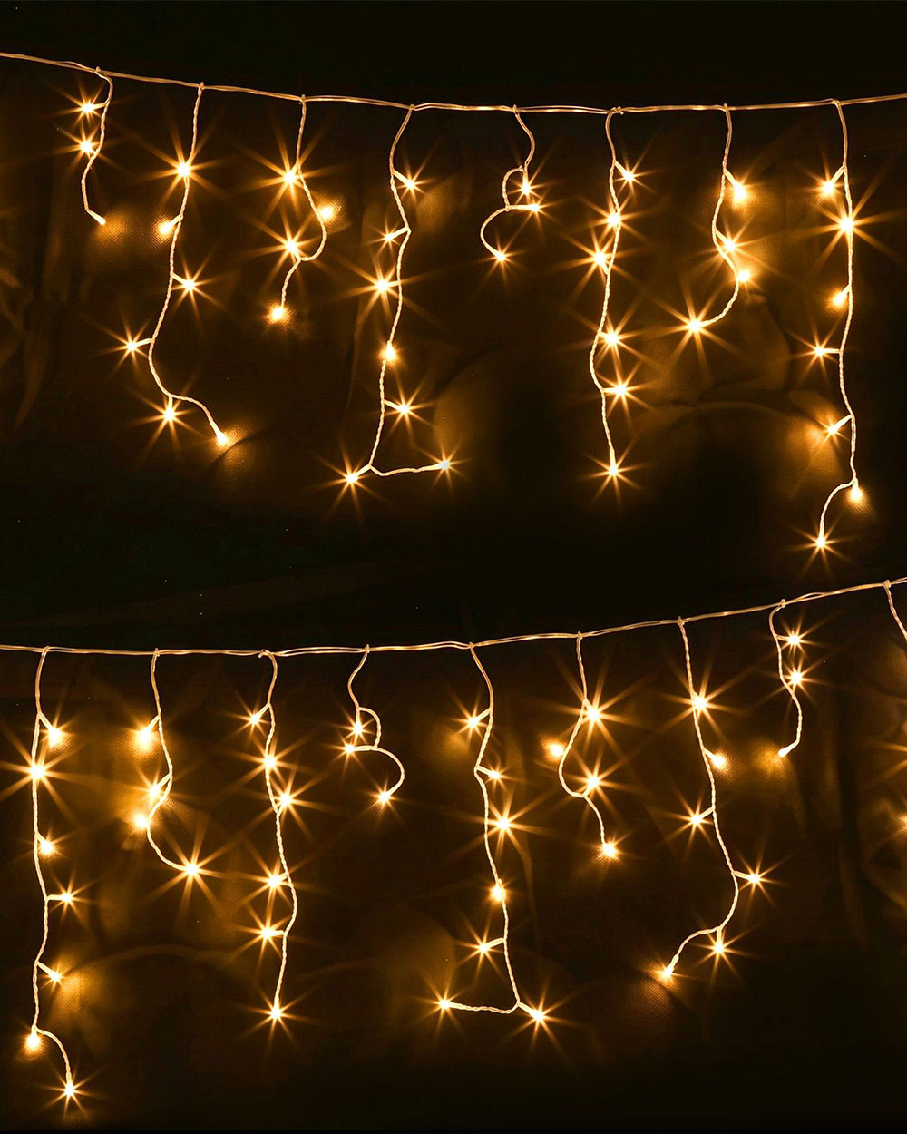 Solar Icicle Lights