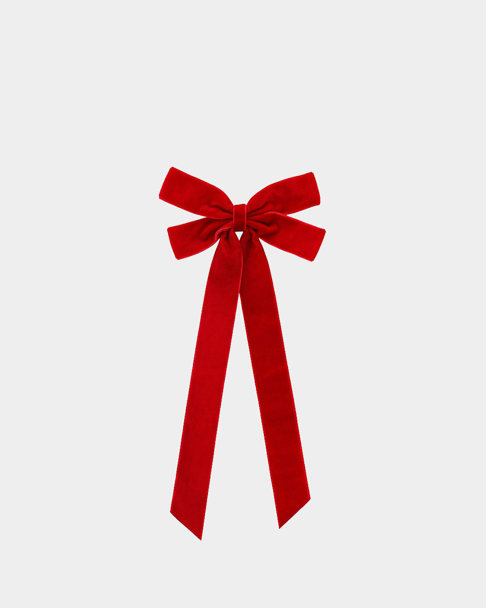 Red Velvet Tree Bows 12Pcs