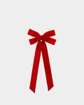 Red Velvet Tree Bows 12Pcs