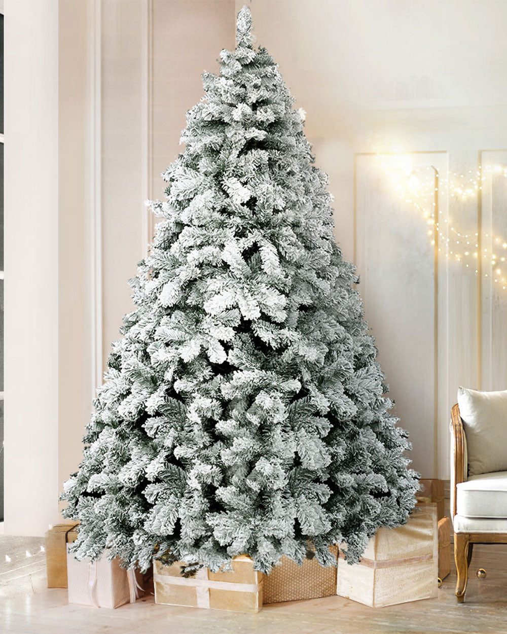 Snowy Christmas Tree 2.1m