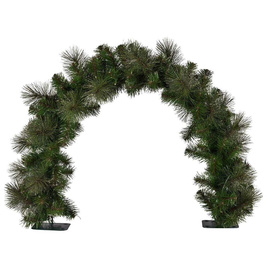 Christabelle 60cm Tabletop Christmas Archway Garland with LED Lights Gold Mantle Decoration Ornament