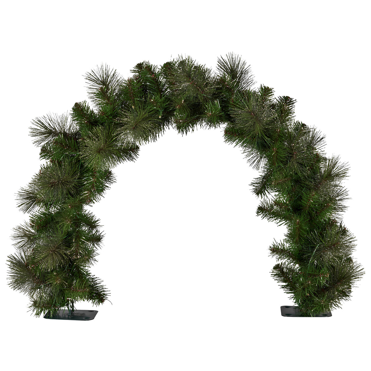 Christabelle 60cm Tabletop Christmas Archway Garland with LED Lights Gold Mantle Decoration Ornament