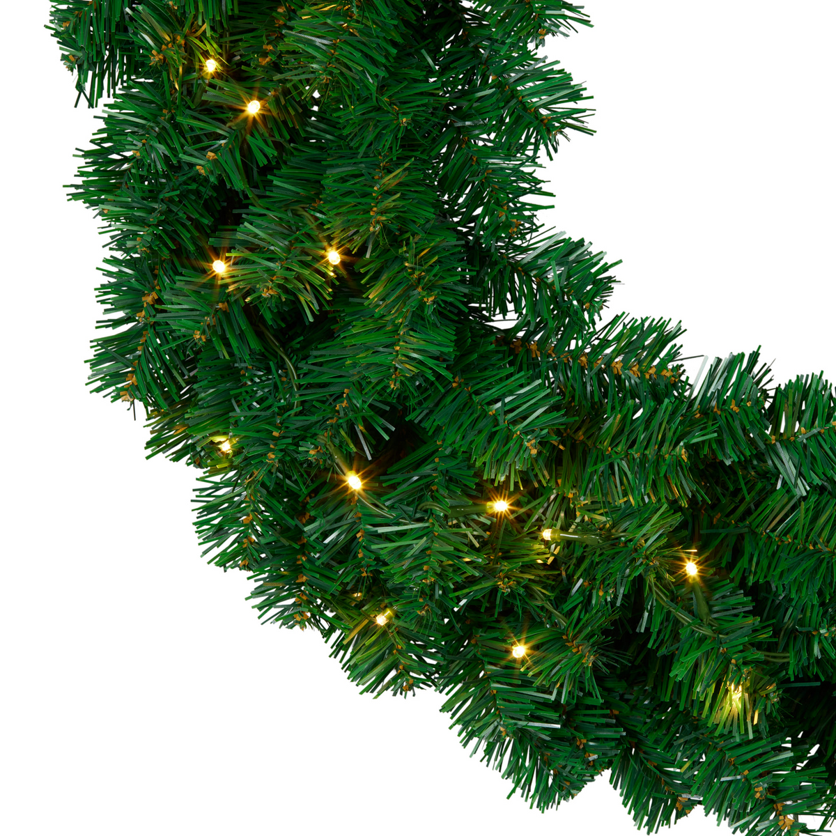 Chadwick Wreath with LED Lights 61cm