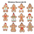 12X Gingerbread Man Xmas Tree Ornament Gift Party Hanging Pendants Window Decor - Window Decor-jbr18