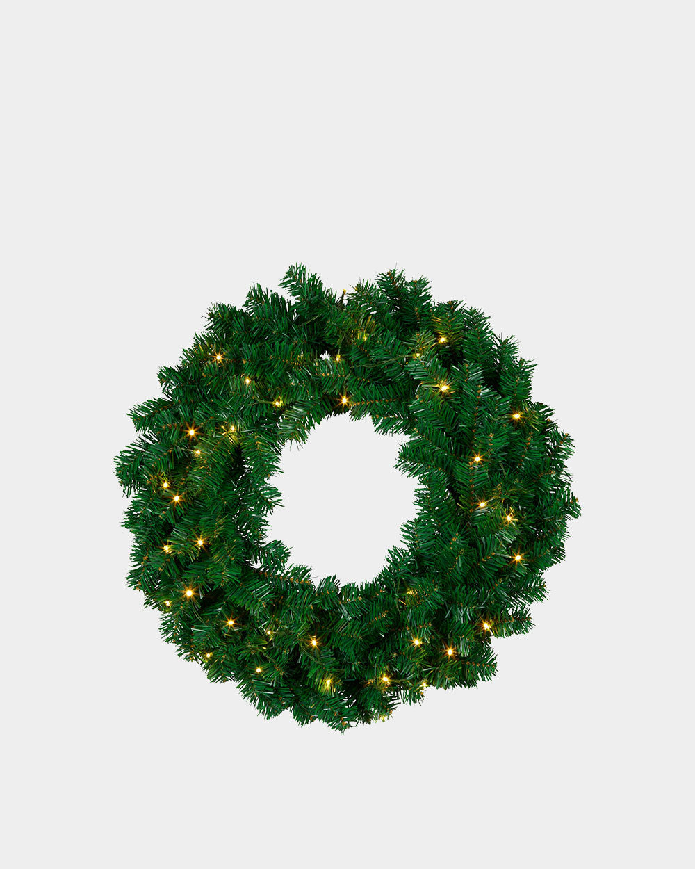Chadwick Wreath with LED Lights 61cm