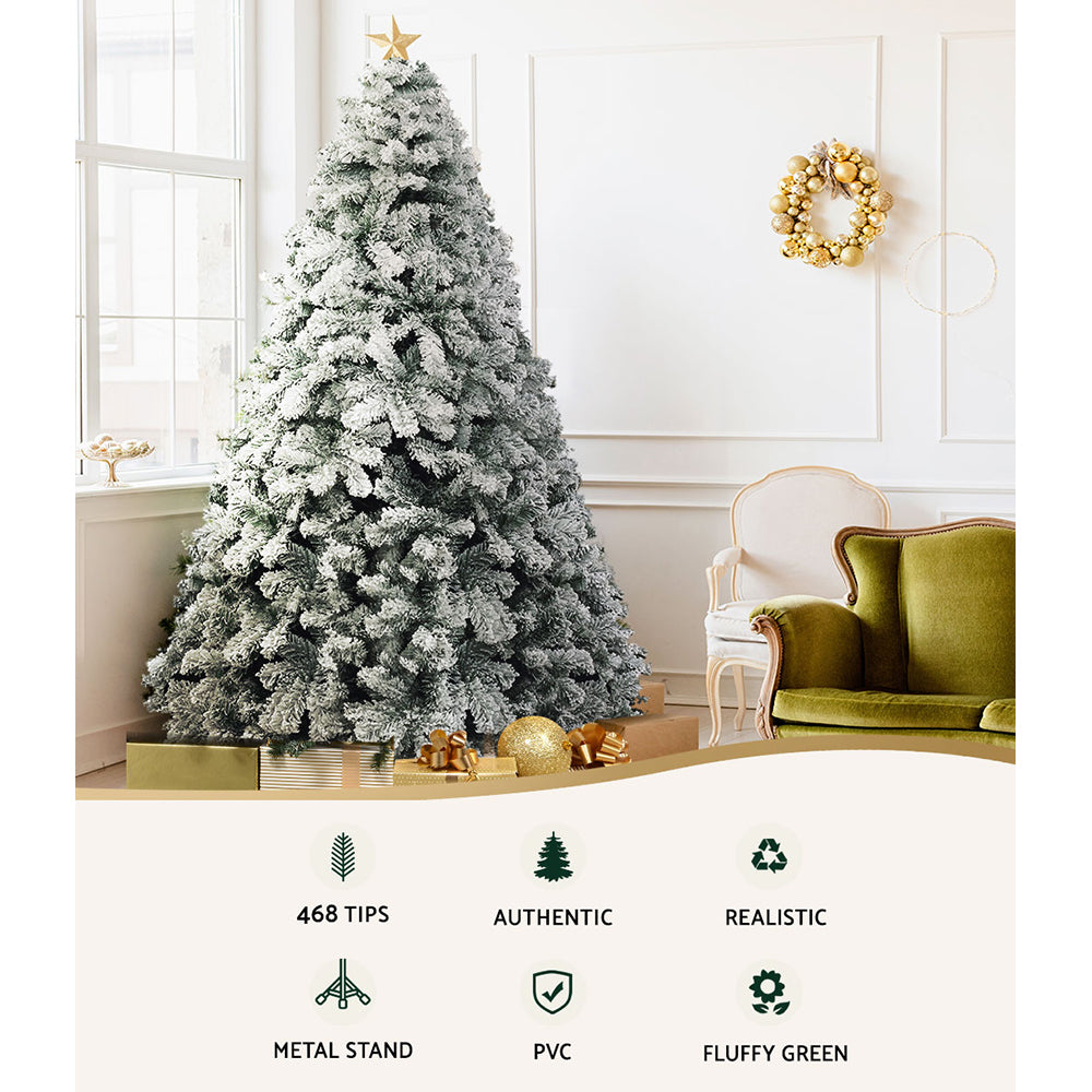 Snowy Christmas Tree 1.8m