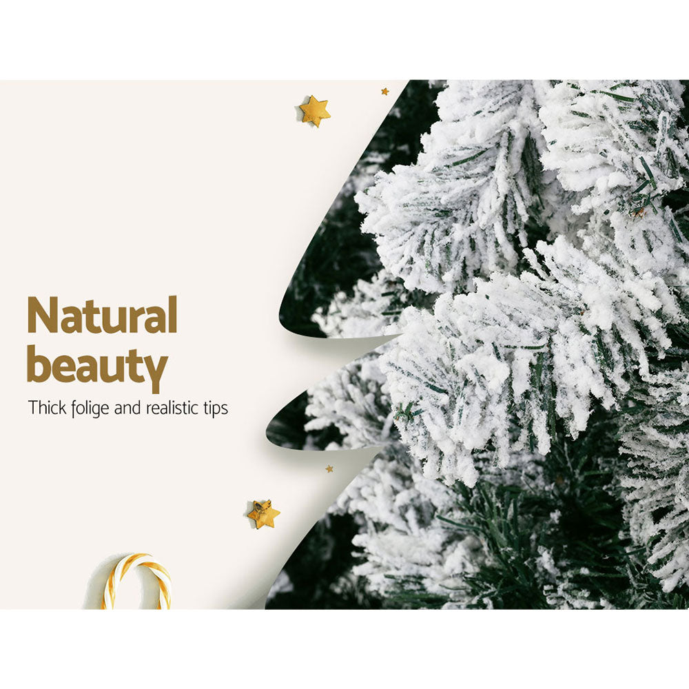Snowy Christmas Tree 1.8m